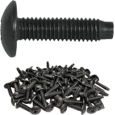 RackGold 10-32 Rack Screws 100 Pack-USA Made | USA-made 100-pack of RackGold 10-32 rack screws. Hardened steel with pilot points prevents stripping in server racks.