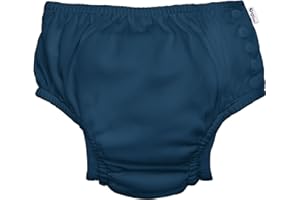 green sprouts Unisex-Adult Snap Swim Diaper, Navy, 5T