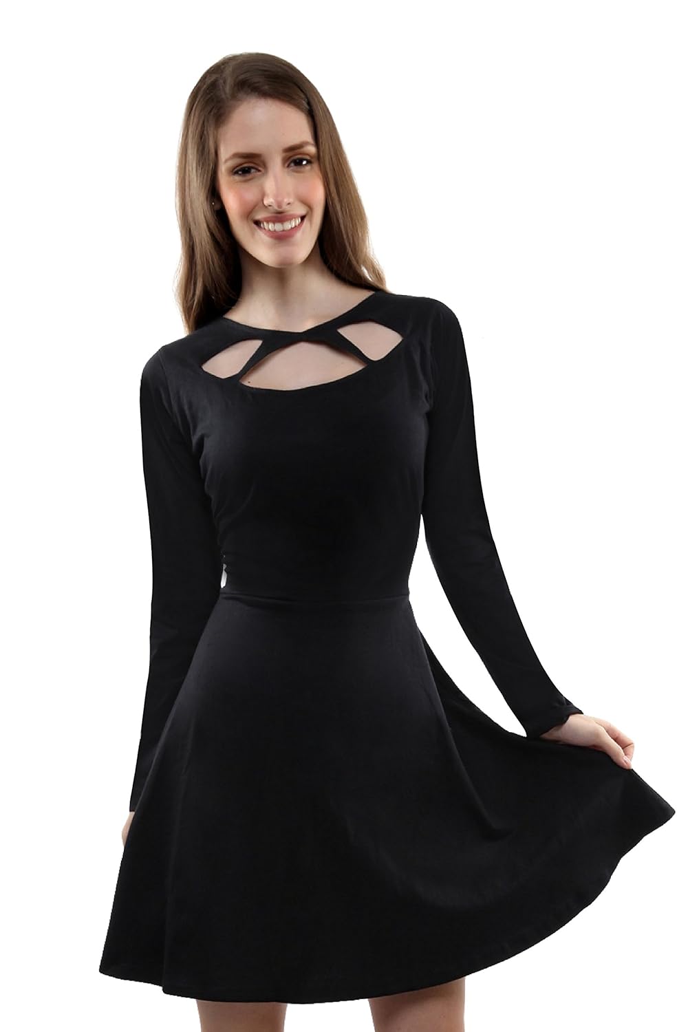 miss chase women's cotton skater dress