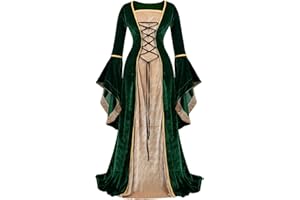 Kranchungel Renaissance Dresses for Women Costume Fairy Renaissance Dress Ball Gown Medieval Irish Peasant Dress