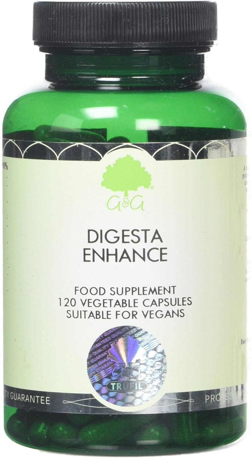 Digesta Zymes, Digestive Enzyme Supplement, Lipase, Protease, Trypsin, Ginger Root, Bromelain, 120 Vegetarian Capsules
