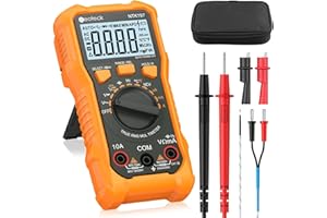 Neoteck 2000 Counts Digital Multimeter Voltmeter Tester with NCV LCD AC/DC Voltage&Current Resistance Capacitance Live Wire F