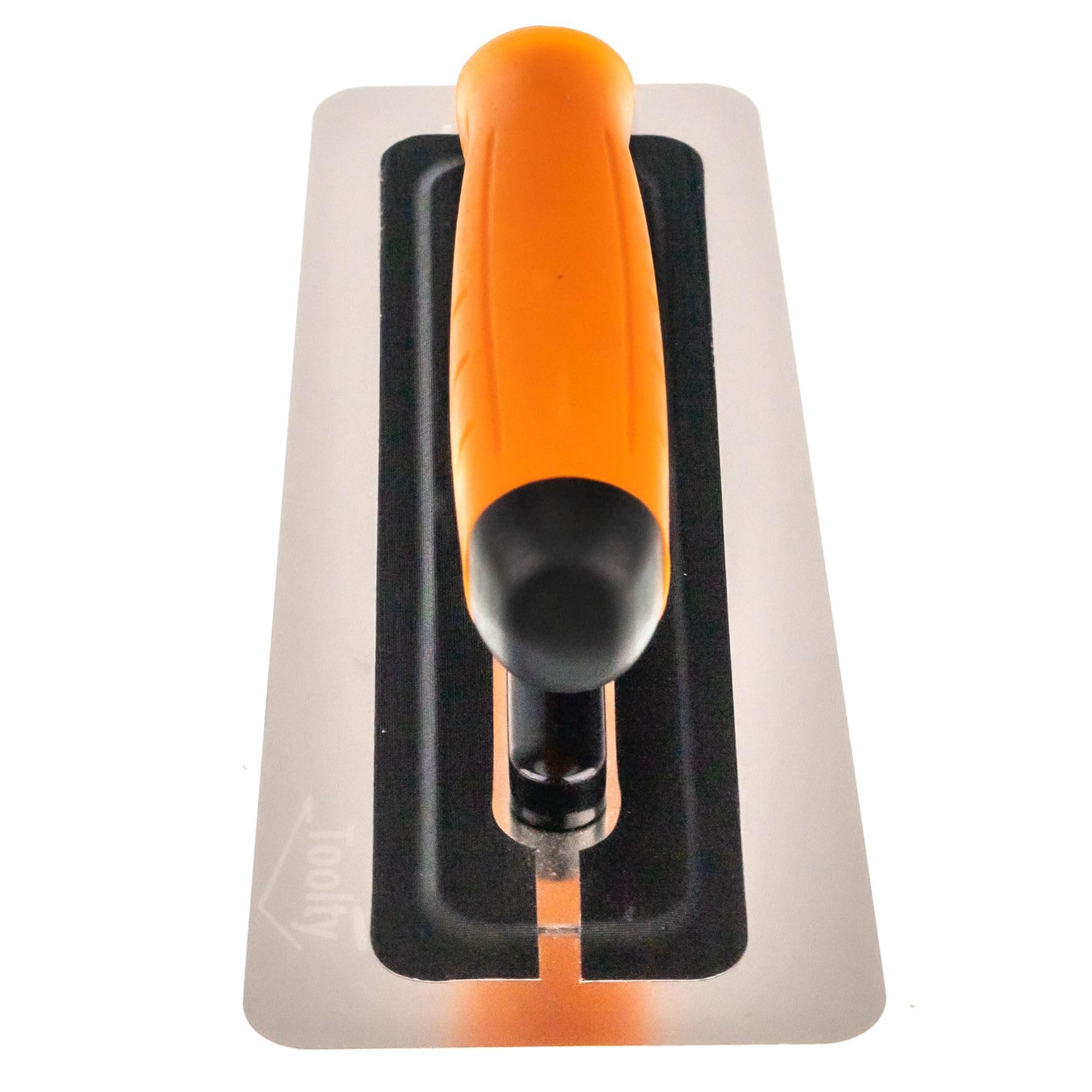 Toolty Flexible Stainless Steel Venetian Plastering Trowel - 240mm - 9.5" - Putty Trowel, Mortar Trowel, Finishing Trowel - Rubber Handle, Professional, DIY - TLTY-8023