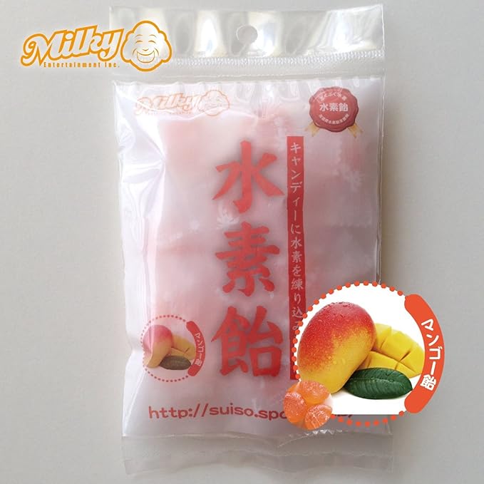 Amazon 水素飴 マンゴー飴 15粒入り 水素がぷくぷくと発生する 水素含有飴 水素摂取に効果的 食品 飲料 お酒 通販