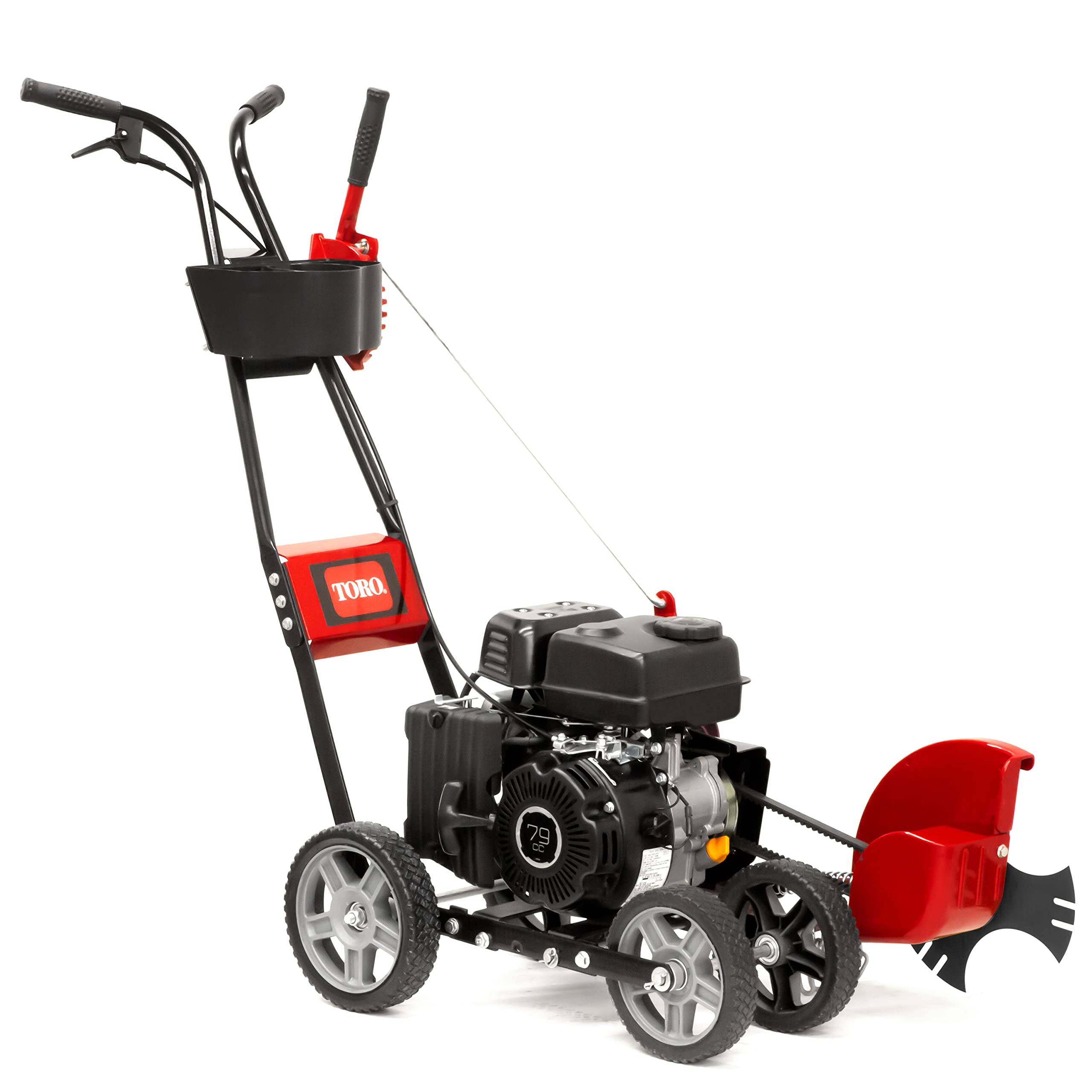 Photo 1 of Toro Walk-Behind Edger, 79cc 4-Cycle Engine, Adjustable Cutting Height, Adjustable Cutting Angle, Balanced Four Wheel Design, Quick Cutting Tri-Tip Blade, Model: 58610
