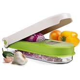 PrepWorks Vegetable Chop &amp; Mince &ndash; Multi-Use Manual Chopper for Quick Dicing, Chopping, and Mincing, Easy to Use, BPA-Free
