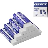 Pencil Erasers 10 Pieces,White 2B Rubbers Erasers for Schools Kids | Soft Art Erasers for Schools Kids Office Adults Writing Drawing