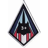 Lockheed Martin&reg; SR-71 Blackbird&reg; MACH 3 Patch, 4" | With Hook and Loop, Officially Licensed