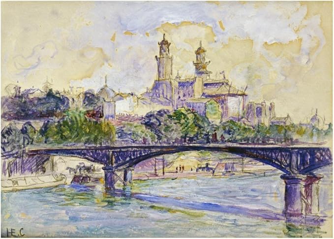 Global Gallery dp-264761 – 55.9 cm Henri Edmond Cross The Seine en
