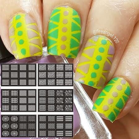 Amazon Co Jp Ejiubas ネイルシール ネイルステッカー ネイルスタンプ 12枚入れ福袋 星 ハート 花 ひし形 バブル 幾何学柄 ネイルアート ネイルデザイン用品 ドラッグストア