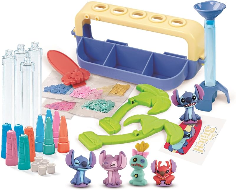 - Idea - Laboratorio de Bolígrafos Disney Stitch - Kit Creativo con 5 Plumas y 25+ Accesorios, 6+ años, Desarrollo Creatividad y Manualidad, 28,9x5,4x24,9 cm, 18203