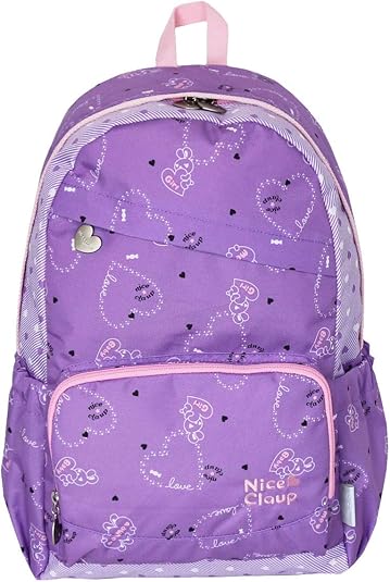 Amazon ナイスクラップ リュック 女の子 ラブバニー リュックサック l Nc355 パープル リュックサック
