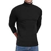 Sailwind Mens Knitted Pullover Sweater Casual Mock Turtleneck Raglan Sweater