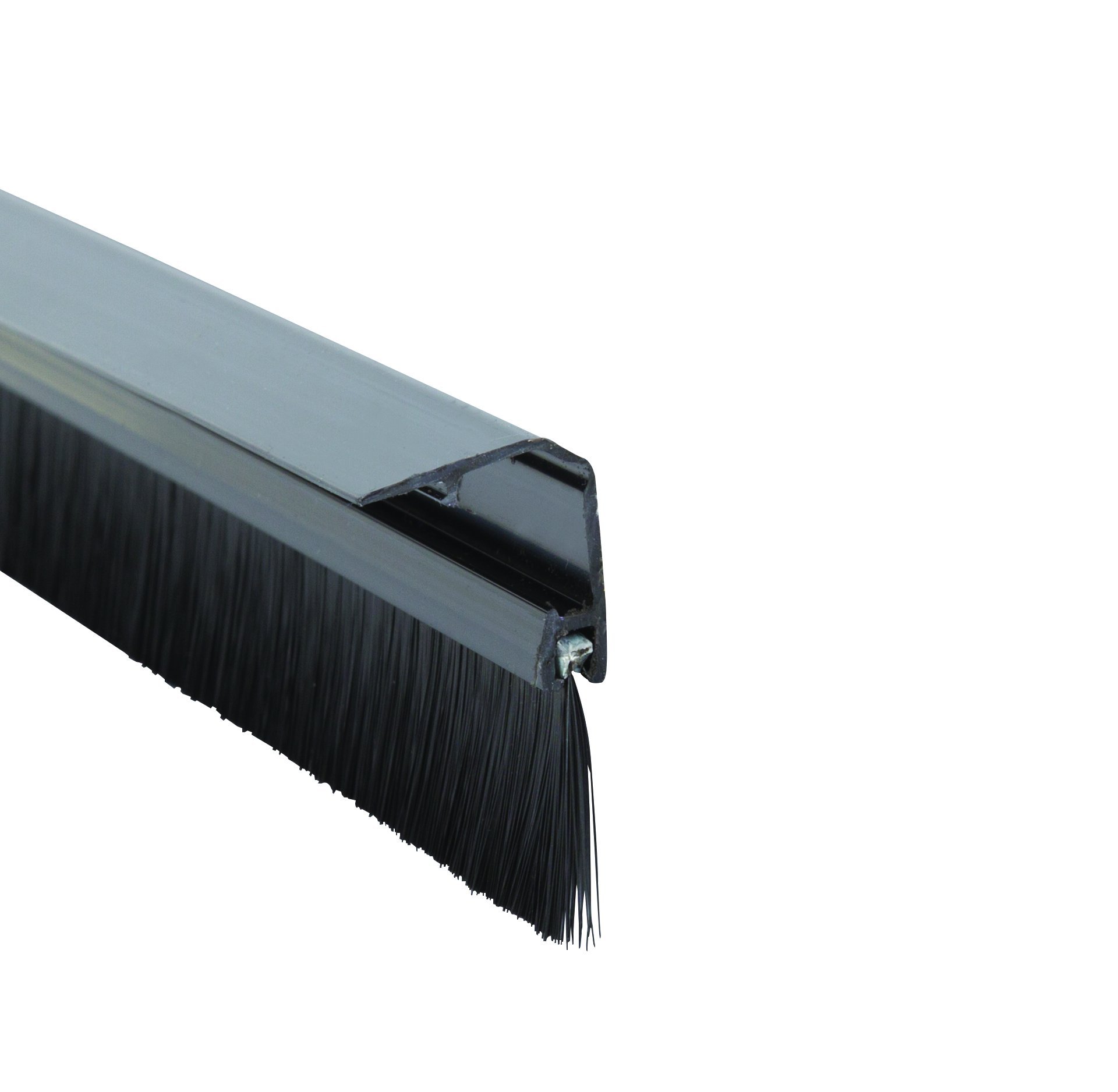 STORMGUARD 02SR0720838BL 838 mm Bottom Door Brush with Cover Clip Front to Conceal Screws - Black