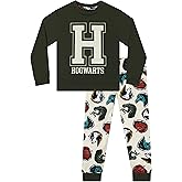 Harry Potter Pajamas, Hogwarts Girls And Boys Pajamas, Long Sleeve Boys And Girls Pjs, Hogwarts Pajama Set