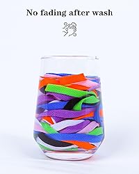 Teskyer 4 Pairs of Flat Shoe Laces, Shoelaces for