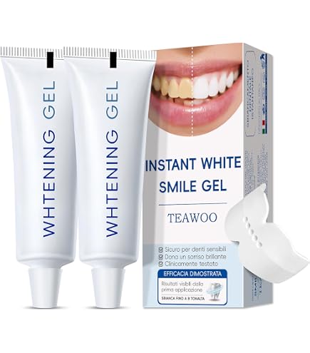 Amazon.com: TEAWOO Teeth Whitening Gel – 60ml (2x30ml), Dentist