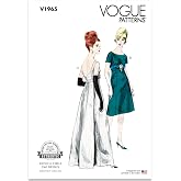 Vogue V1965Y5 Vintage 1963 Misses' One Piece Evening Dress Sewing Pattern Kit, Design Code V1965, Sizes 18-20-22-24-26