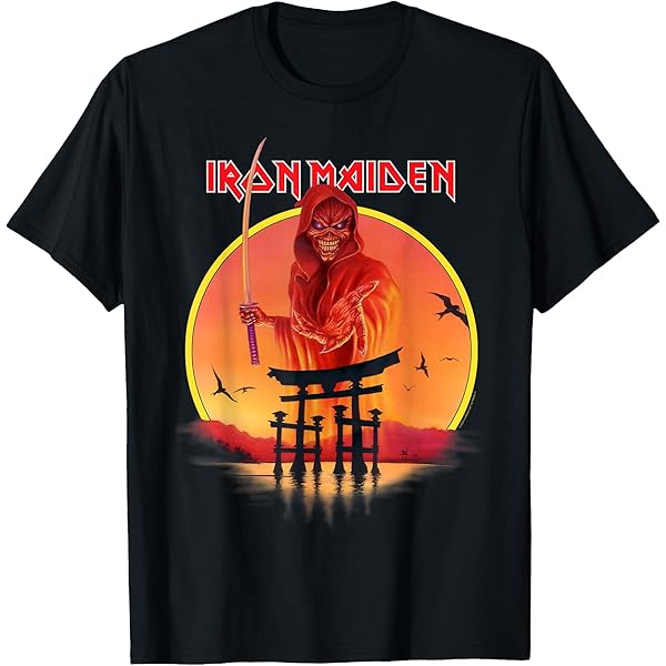 Amazon.com: Iron Maiden - Orange Eddie Japan T-Shirt : Clothing