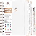 Clever Fox Wedding Planner – Notebook Organizer for Bride – Wedding Planning Binder Book with Pockets – Engagements Gift, 10x11″ (White)