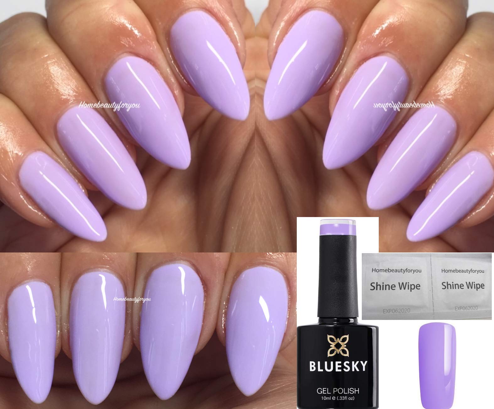 Bluesky Gel Nail Polish Lilac Lavender Universal Truth SPRING SUMMER COLOR AW1801 UV LED Soak Off 10ml (Requires Drying under LED/UV Lamp)