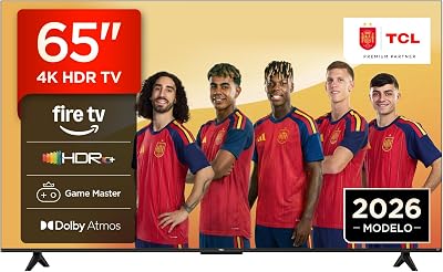 65V6D Televisor 65 Pulgadas 4K UHD Smart TV, Fire TV, Alexa Integrado, Dolby Vision & Atmos, Game Master, HDR10+, Control por Voz