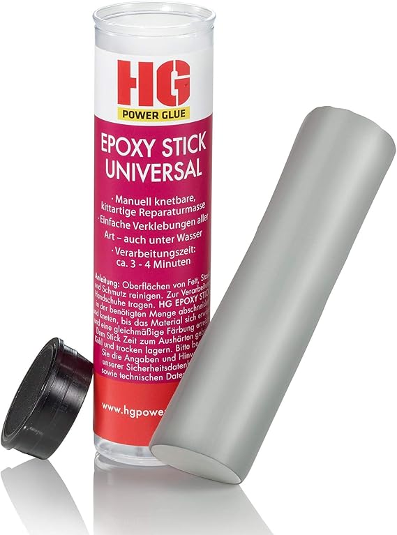 Epoxy bâton HG Power Glue extra fort Mastic Réparation Métal, Pâte
