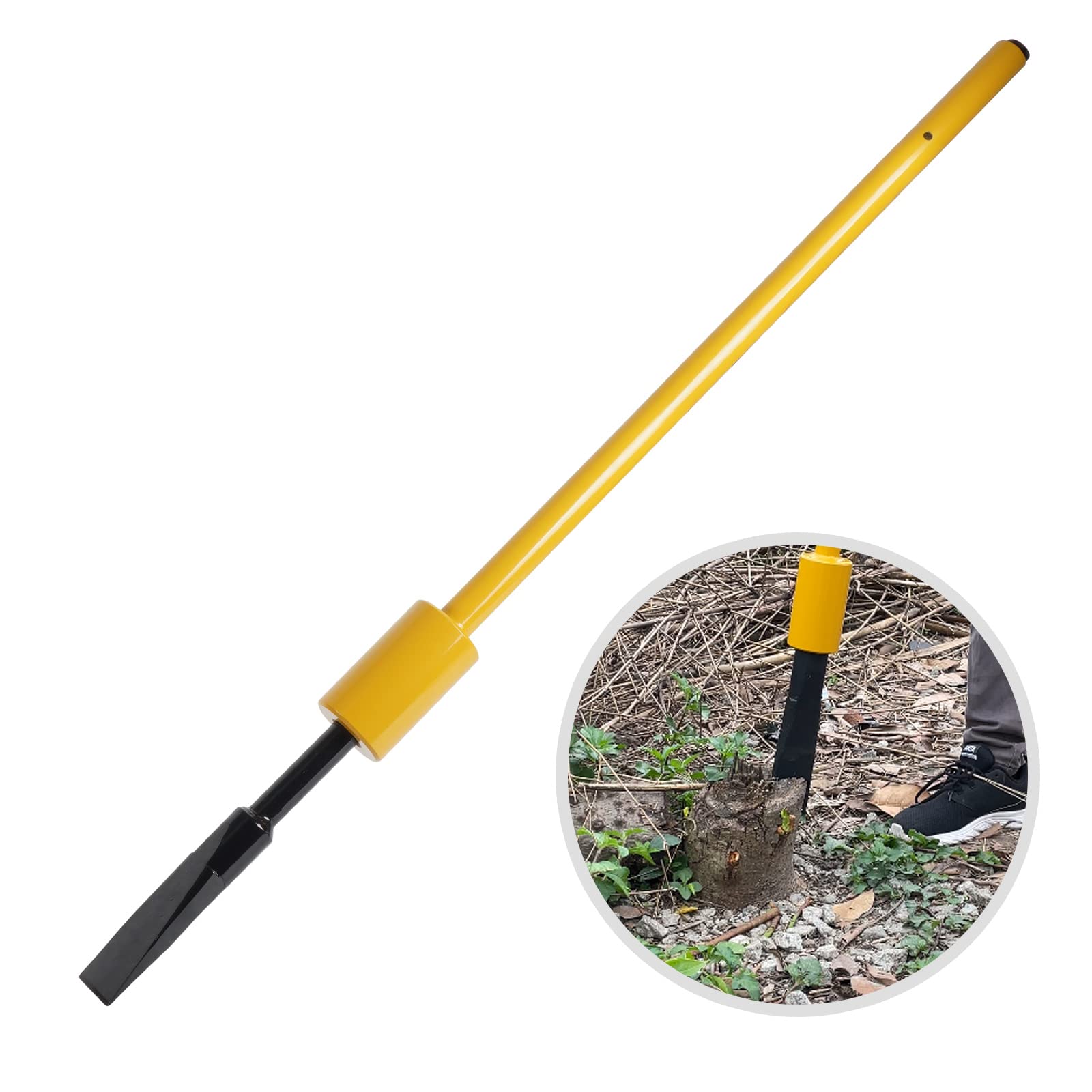Photo 1 of Smarkey Root Cutting Tool, Hole Digging Tool, Tamping Bars, Garden Remover Tool for Bamboo Tree Roots Rocks Shrubs Bushes Stumps - Heay Duty