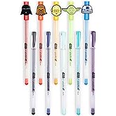 Yoobi x Star Wars Quick Dry Gel Pens – Fine Point (1.0 mm), Assorted Colors – Pack of 10 with Interchangeable Silicone Charms – Comfortable Grip, Back to School Supplies