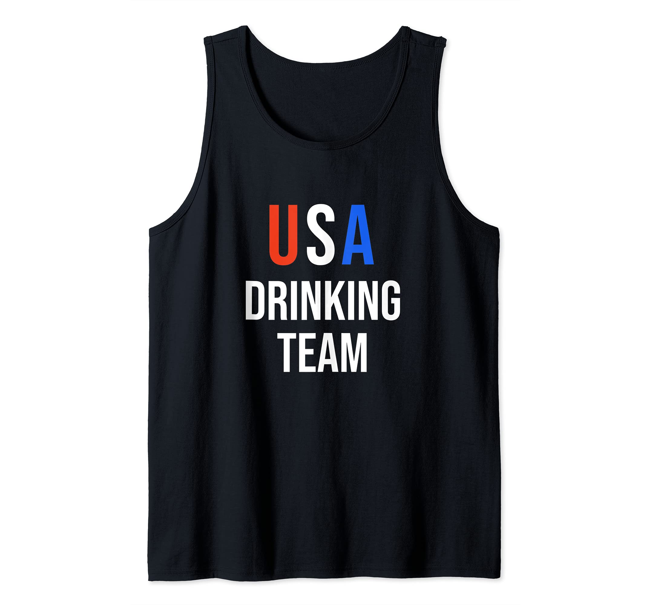 4th of July USA Drinking Team Design For Beer Pong Tank Top