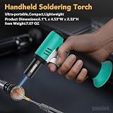 Sondiko Kitchen Blow Torch S907 with Fuel Gauge 1371C Adjustable Flame view 5