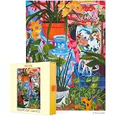 Tropical Vases Floral Still Life | 1000 Piece Jigsaw Puzzle