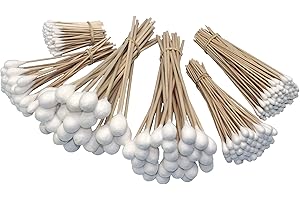GRIP GRAND RAPIDS INDUSTRIAL PRODUCTS Grip 325 pc Cotton Swab Assortment - Auto Detailing, Electronics, Lubricant Application, Cleaning Firearms, Pets - Super Absorbent - Low Lint - Wood Handles - Home, Garage, Workshop, Office