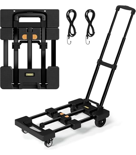 Carretilla Plegable Resistente Con Capacidad De 500 Kg | Ideal Para Jardín, Almacén Y Mudanzas | Fácil Almacenamiento