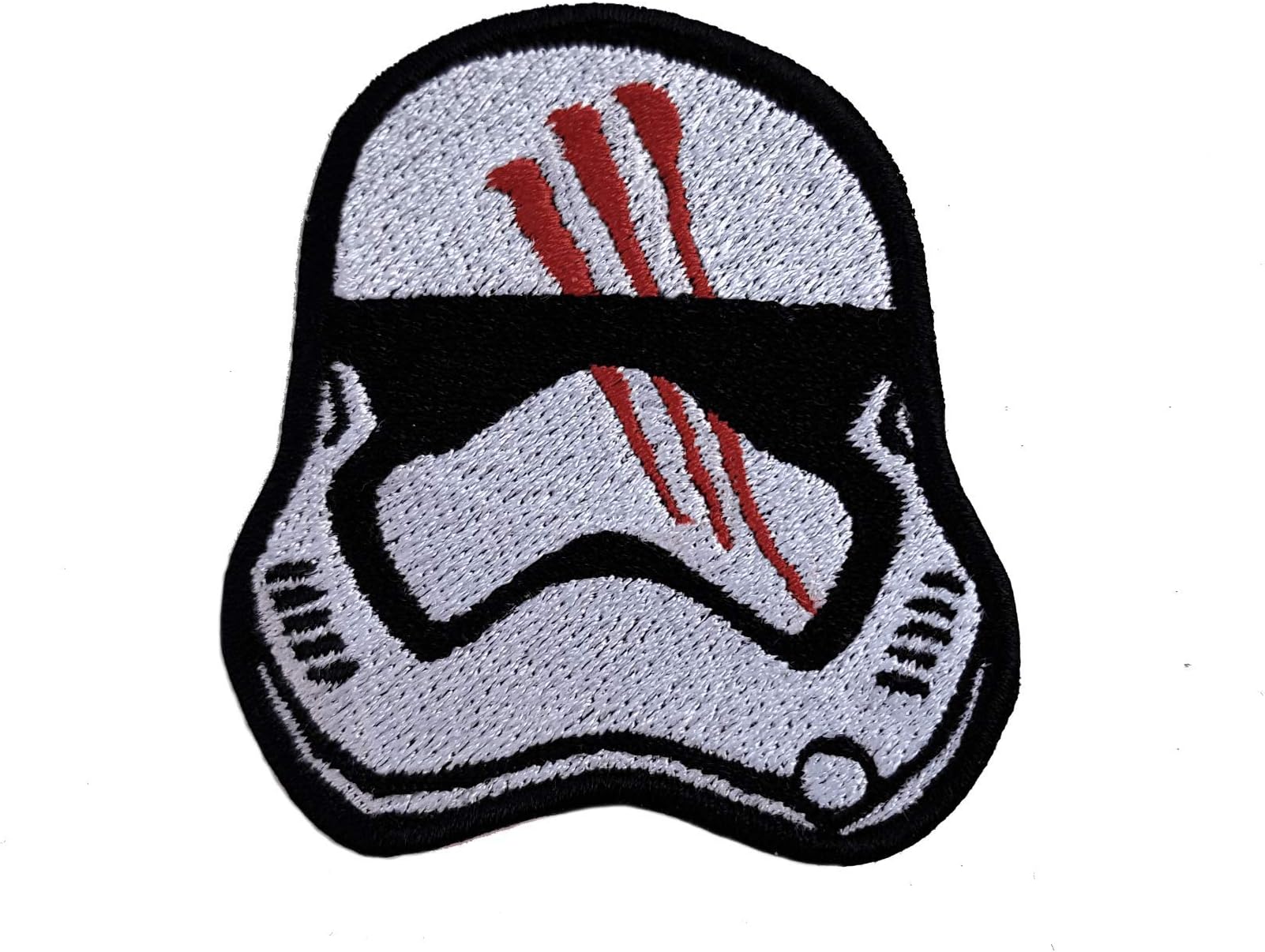 Emporium Embroidery Finn Helmet Embroidery Iron On Patches Sew On Badge Star Wars Patch for Jacket Jeans Applique Patch for Backpacks