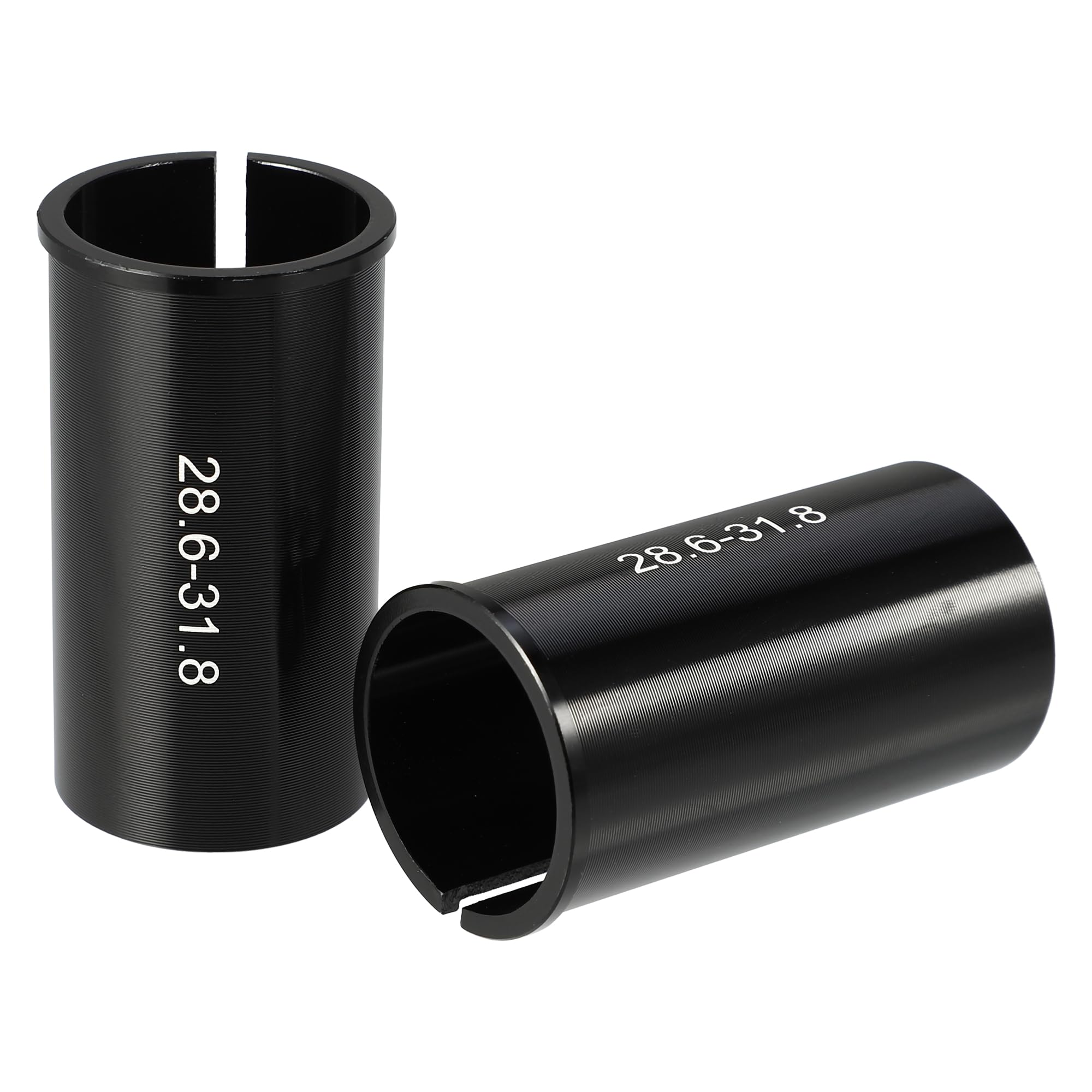 X AUTOHAUX 2 Pcs 28.6mm to 31.8mm Bike Seat Post Tube Adapter Reducing Sleeve