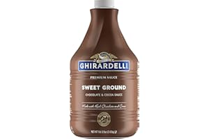 Ghirardelli Sweet Ground Chocolate & Cocoa Sauce Pump Bottle, 85.9oz