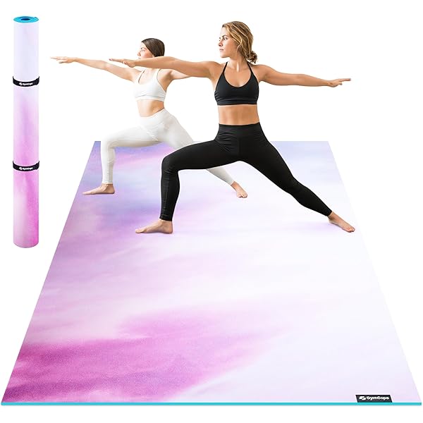 Shop Exercise Mat 1 Inch Thick 2026 YR Large Exercise Mat 1 2 Thick TPE Foam 78 X51 Yoga Cardio Heavy Duty Workout Floor Gymnastic Mat Purple Walmart