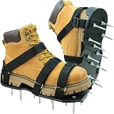 HSLighting Lawn Aerator Shoes Dual Straps Heavy Duty Spiked Sandals Universal view 1