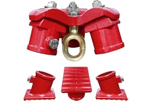 YATOINTO 4400 Lbs Tripod Head,Tripod Base Set,Tripod Lifting Hoist with 360° Rotation Ring for Hand Chain Hoist,Lever Chain Hoist,Angle-Adjustable,Hoist Accessories for Warehouse,Factory,Construction,Home