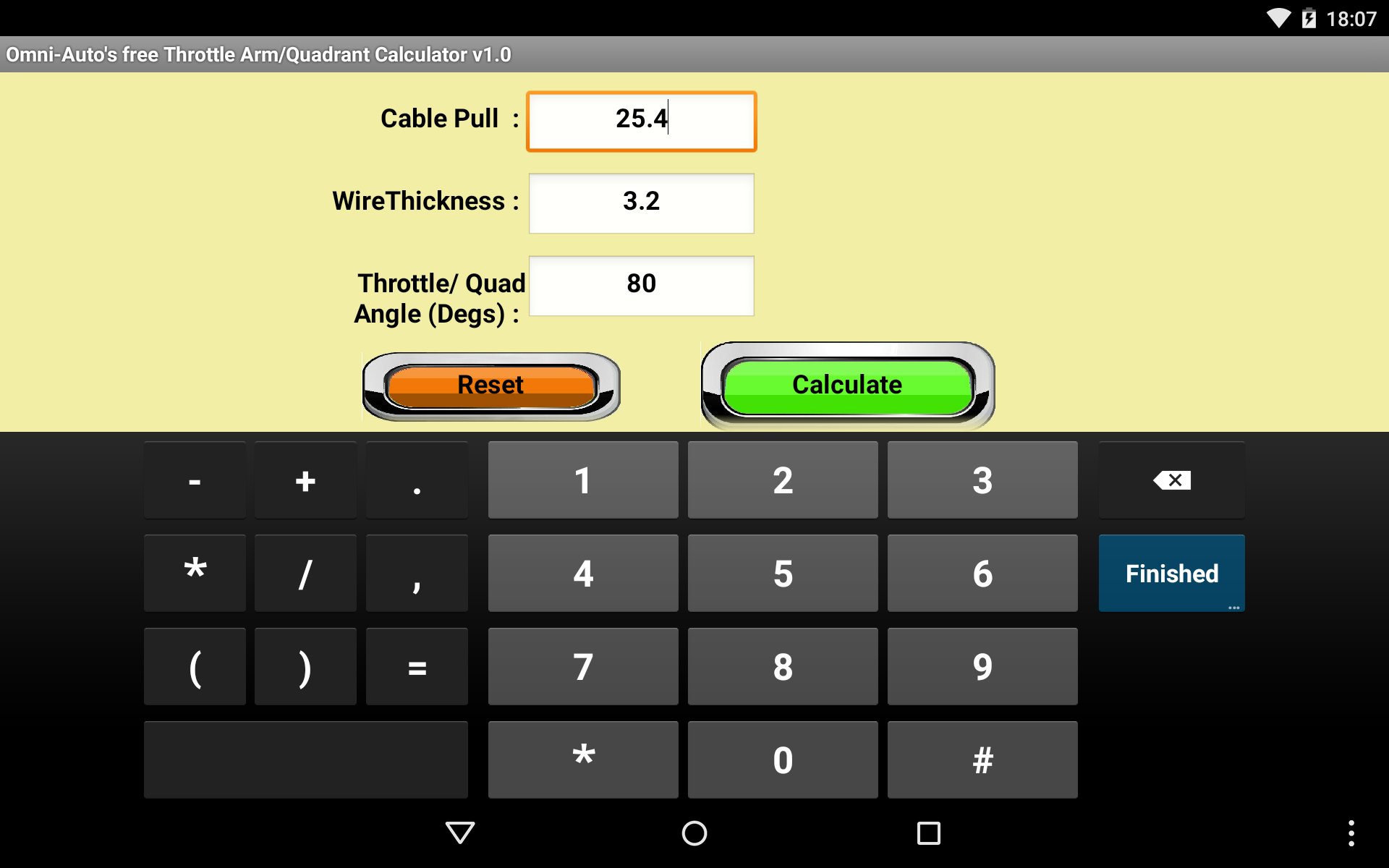 Free Cable Quadrant and Arm for Android