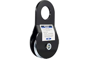 AyA Gear 8 Ton Winch Snatch Block Towing Pulley Blocks 17,600 LBS Capacity, Offroad Recovery Accessory for Truck, Tractor, ATV & UTV