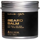 Beard Balm for Men - Travel Pack - Supports Thicker Beard, Bold Fortune Scent, Natural Ingredients Butter Reduces Dryness &amp; Enhances Look - 4.2 oz