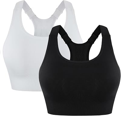 Soutien Desportivo Ajustável Feminino Racerback de Alto Suporte S-3XL