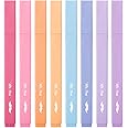 Mr. Pen- Aesthetic Highlighters, 8 Pcs, Chisel Tip, Assorted Colors, No Bleed Bible Highlighter, Pastel Set, Christmas Gifts, Markers