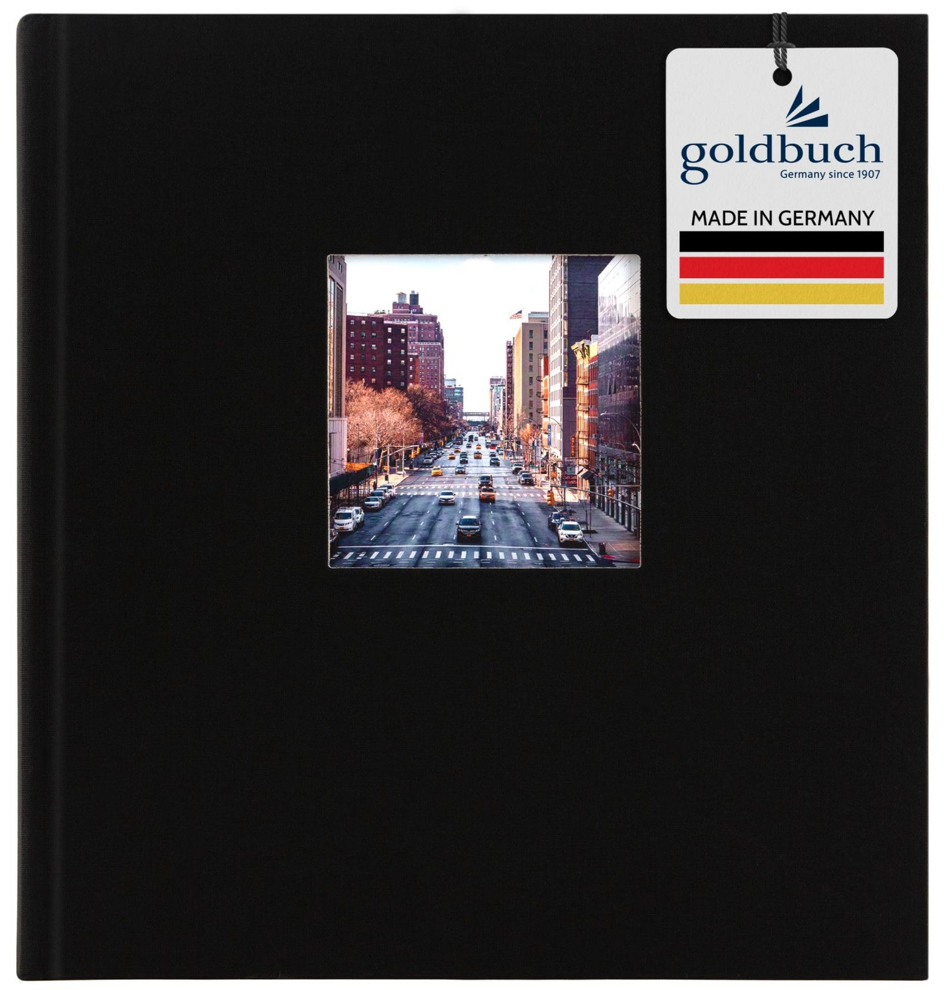 Goldbuch Photo Album with Window Cut-Out, Pink, 30 x 31 cm