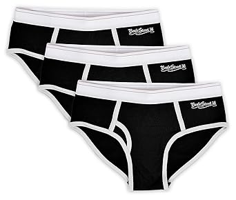 Beale Street 56 ® Damen Panties Hipster Damen Shorty 3 Stück Logo Lady Pants Unterwäsche sehr Bequeme Girls Sportunterwäsche