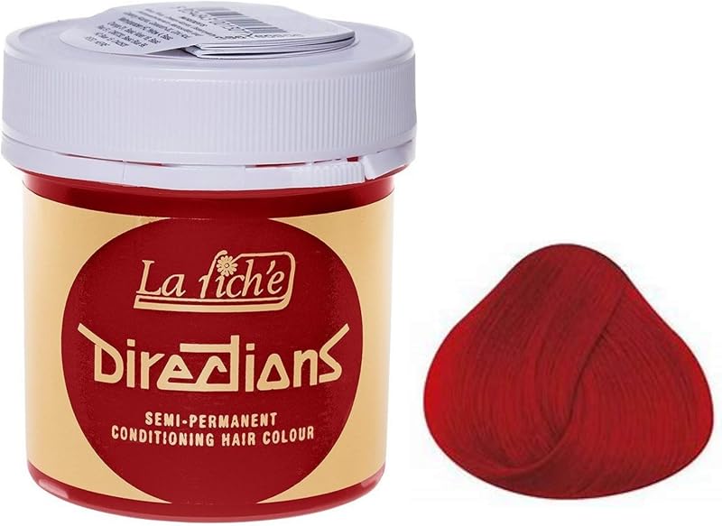 La Riche Directions Pillarbox Red Semi-Permanent Hair Colour 88ml Tub