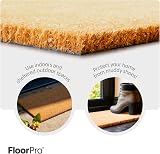 FloorPro Coir Entrance Matting 0.4m x 0.6m Tough Bristles Cut to Size view 3