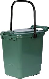 All-Green 23L Large Compost Caddy Green for Food Waste Kerbside Bin view 6